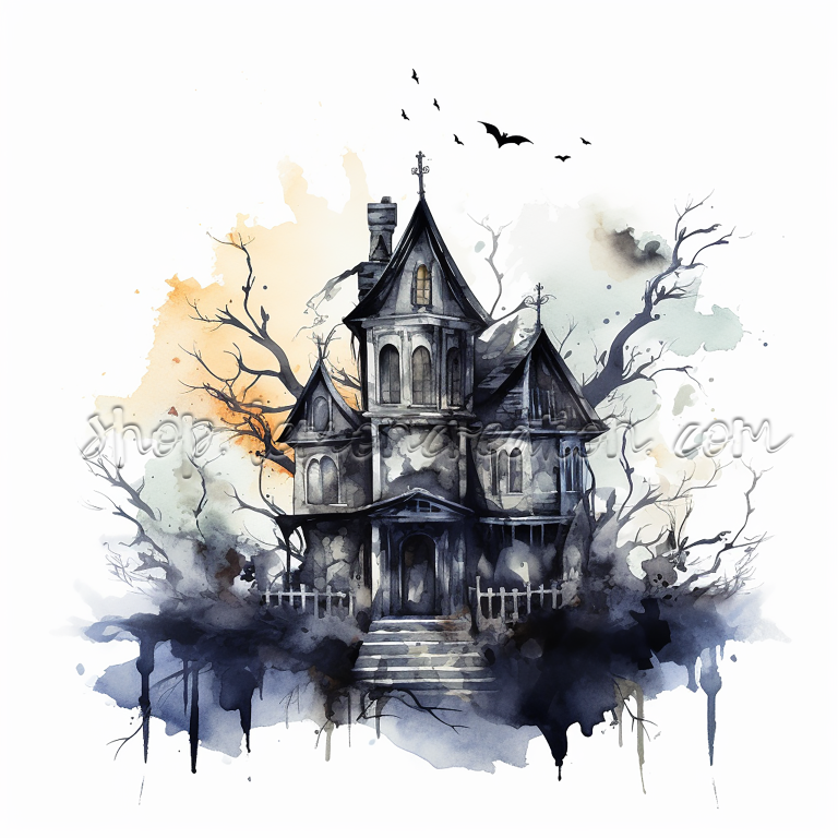 DIGITAL DOWNLOAD FILE- Haunted Manor