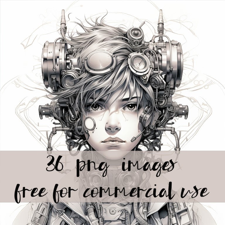 DIGITAL DOWNLOAD FILE- Steampunk Portraits