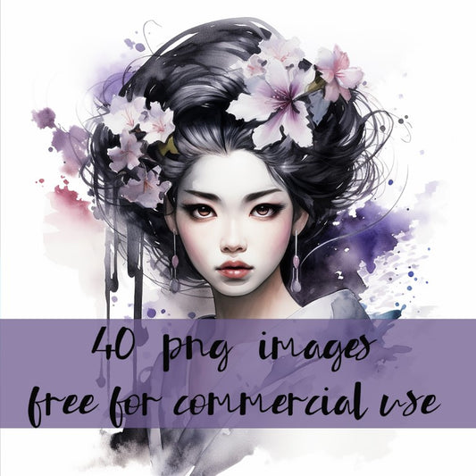 DIGITAL DOWNLOAD FILE- Geishas
