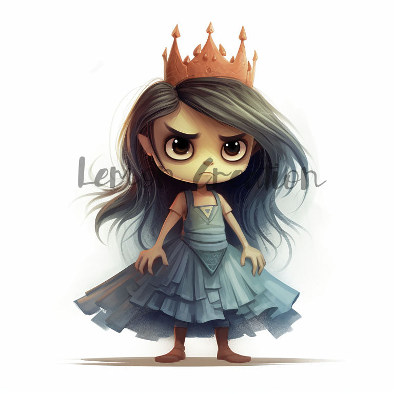 DIGITAL DOWNLOAD FILE- Princess with Attitude