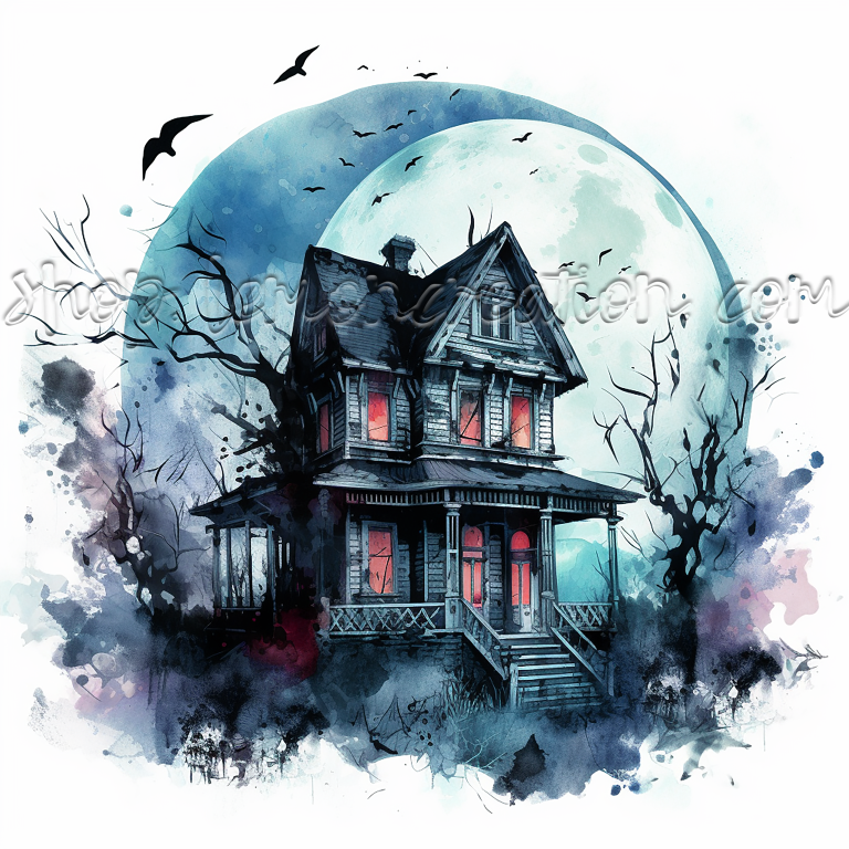 DIGITAL DOWNLOAD FILE- Haunted Manor