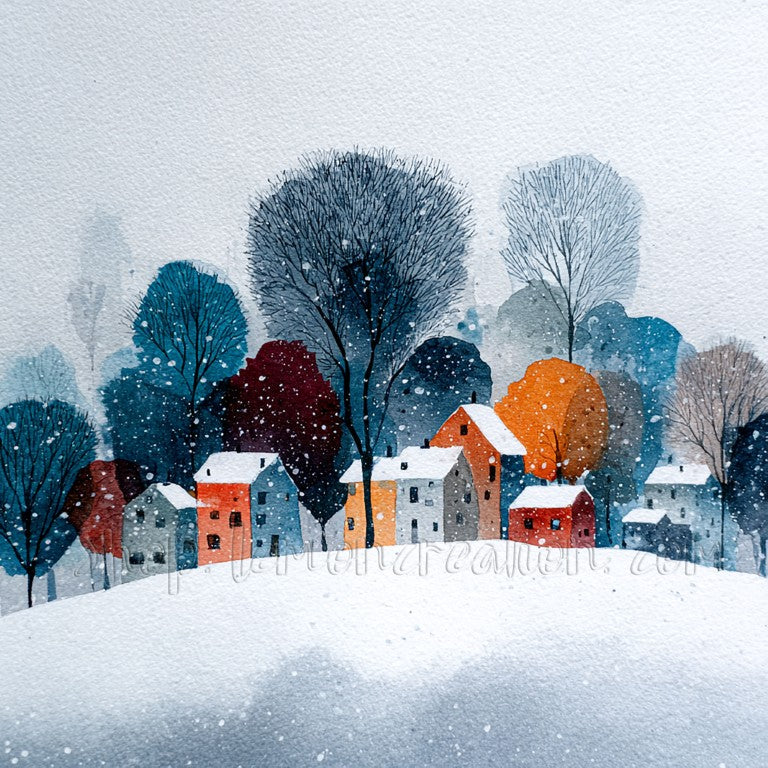 DIGITAL DOWNLOAD FILE- Winter Magical Scenery