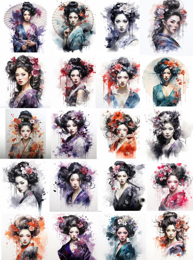DIGITAL DOWNLOAD FILE- Geishas