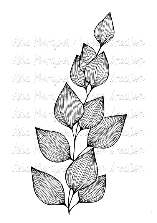 Digital Download- Wobbly Flower