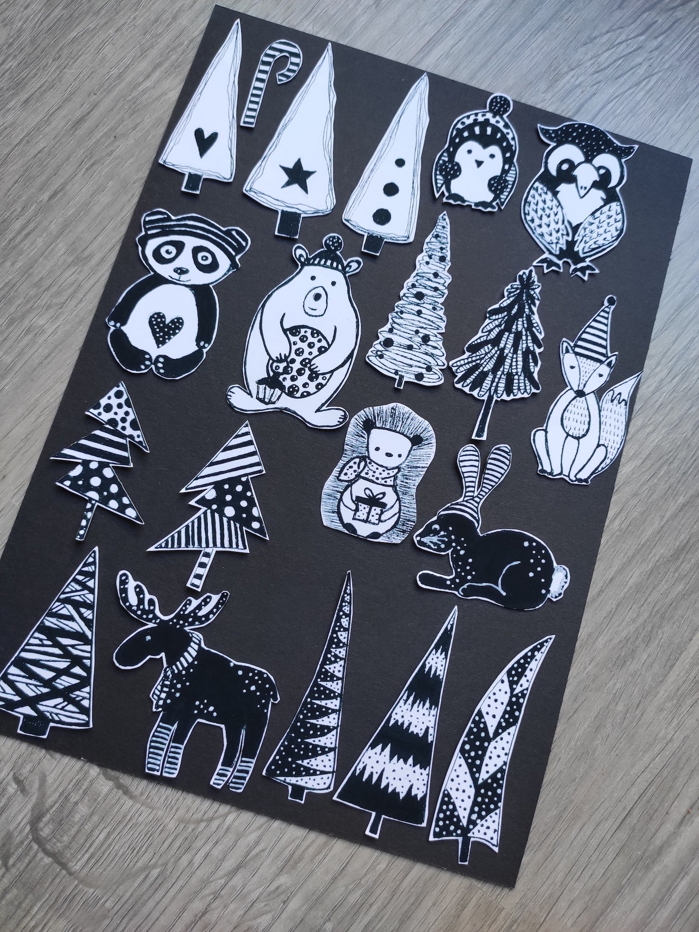 Digital Download File- Frozen Forest Animal