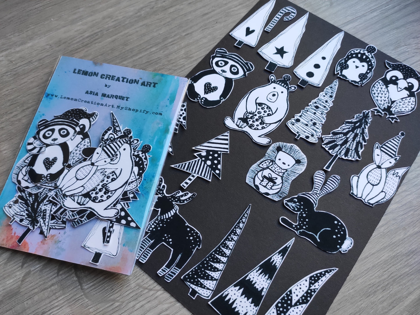 Digital Download File- Frozen Forest Animal