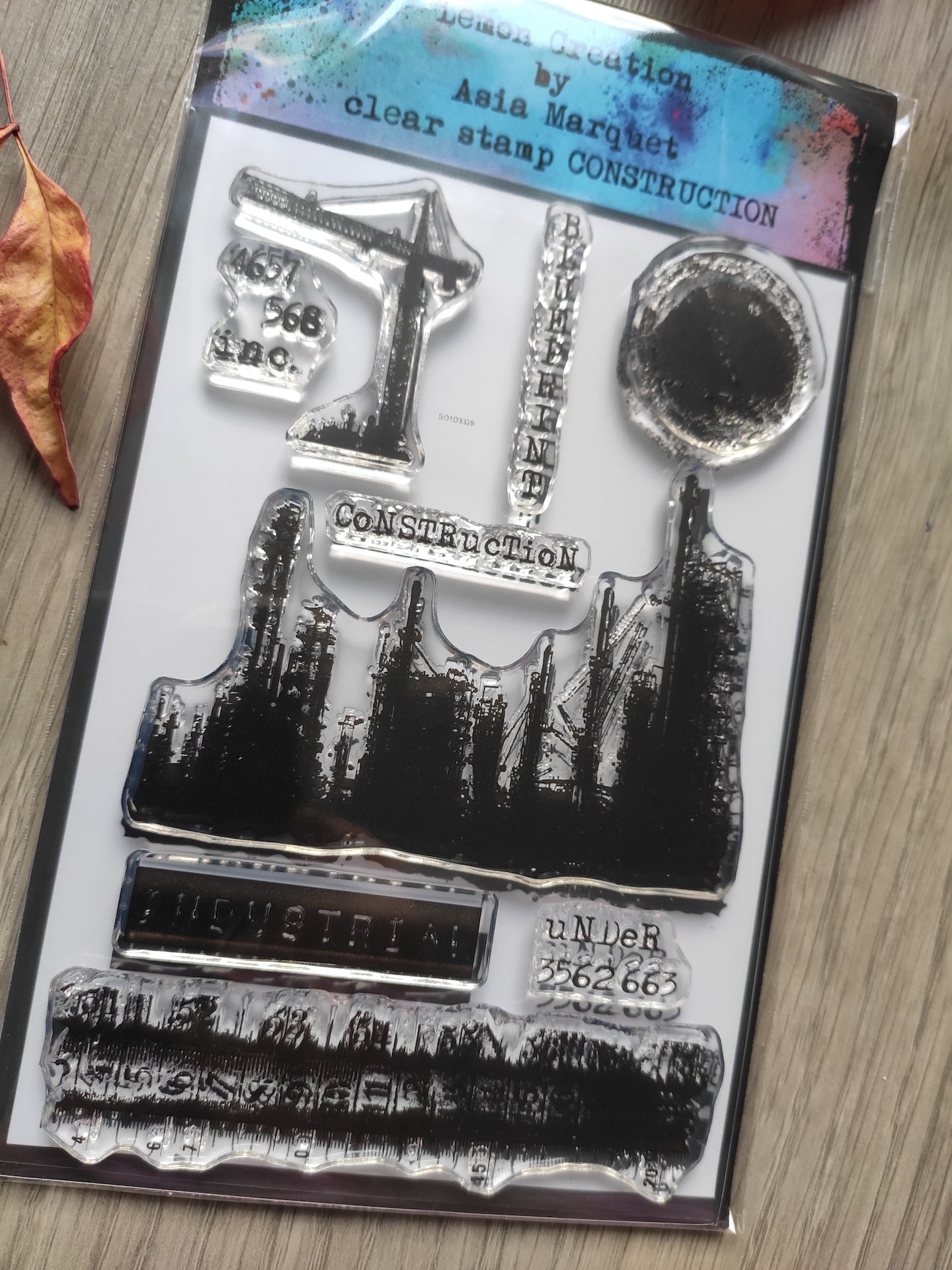 Set of photopolymer stamps- CONSTRUCTION