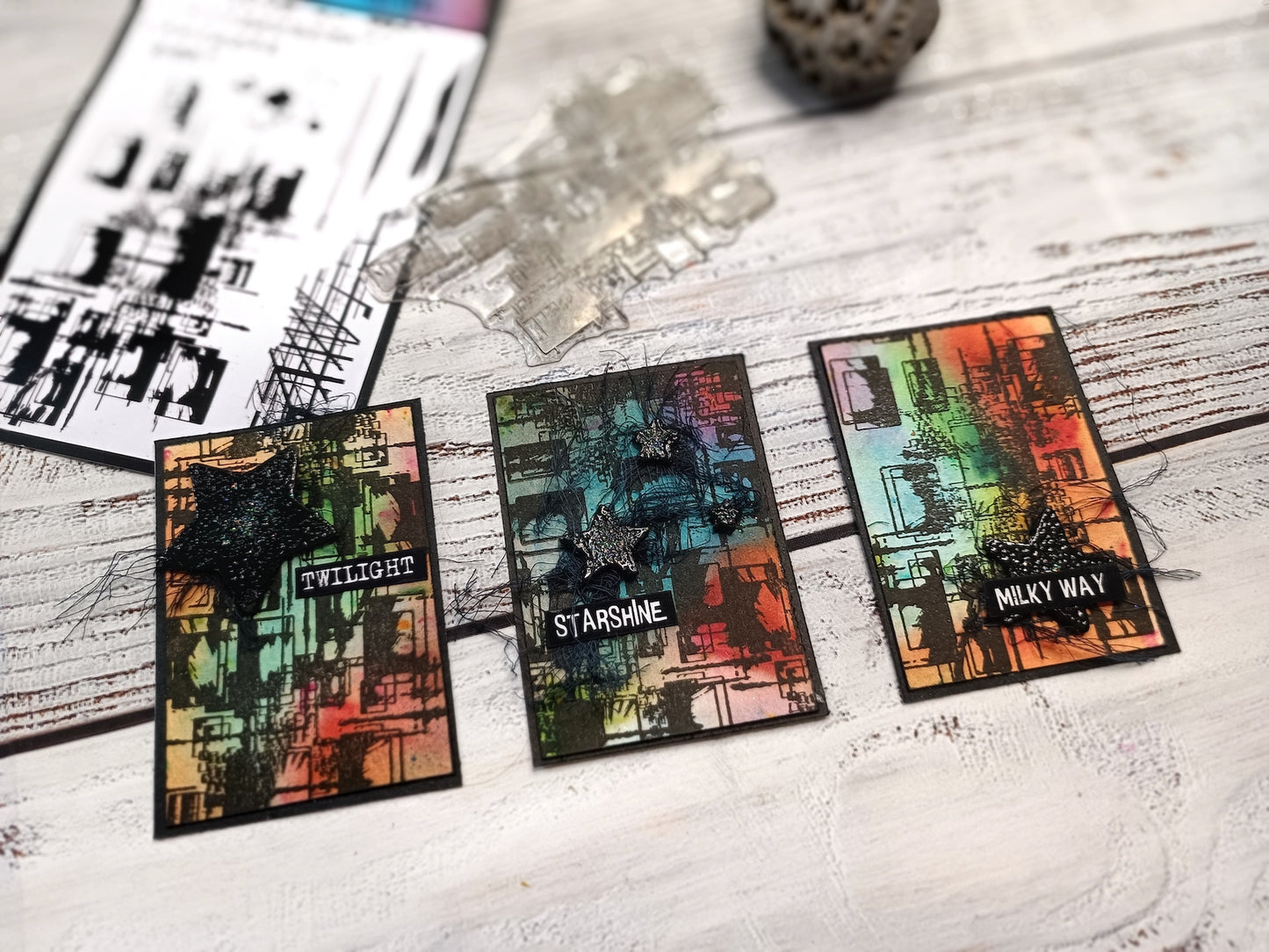 Set of photopolymer  stamps- SO TEXTURED
