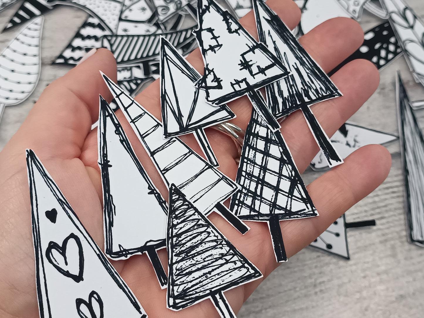 Digital Download File- CHRISTMAS TREES  bundle