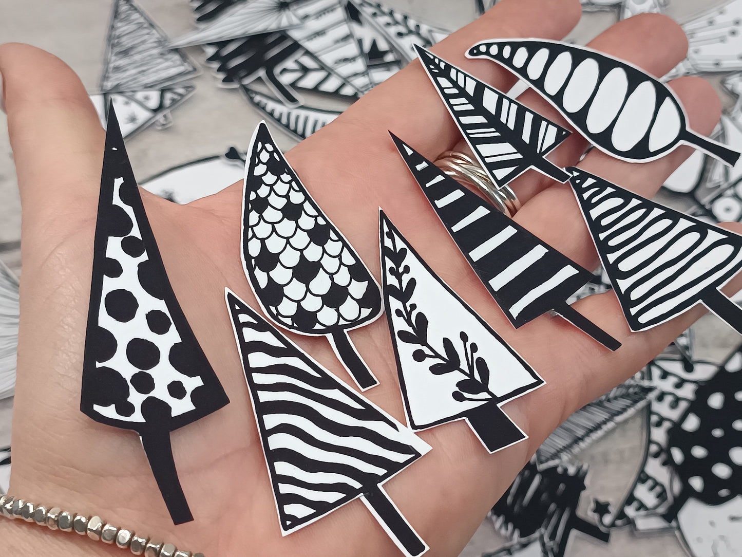 Digital Download File- CHRISTMAS TREES  bundle