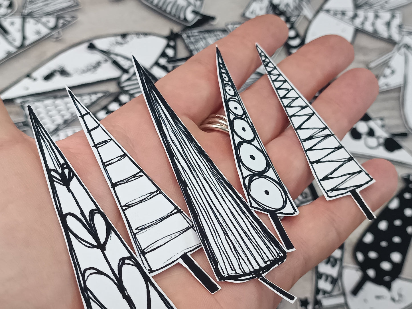 Digital Download File- CHRISTMAS TREES  bundle