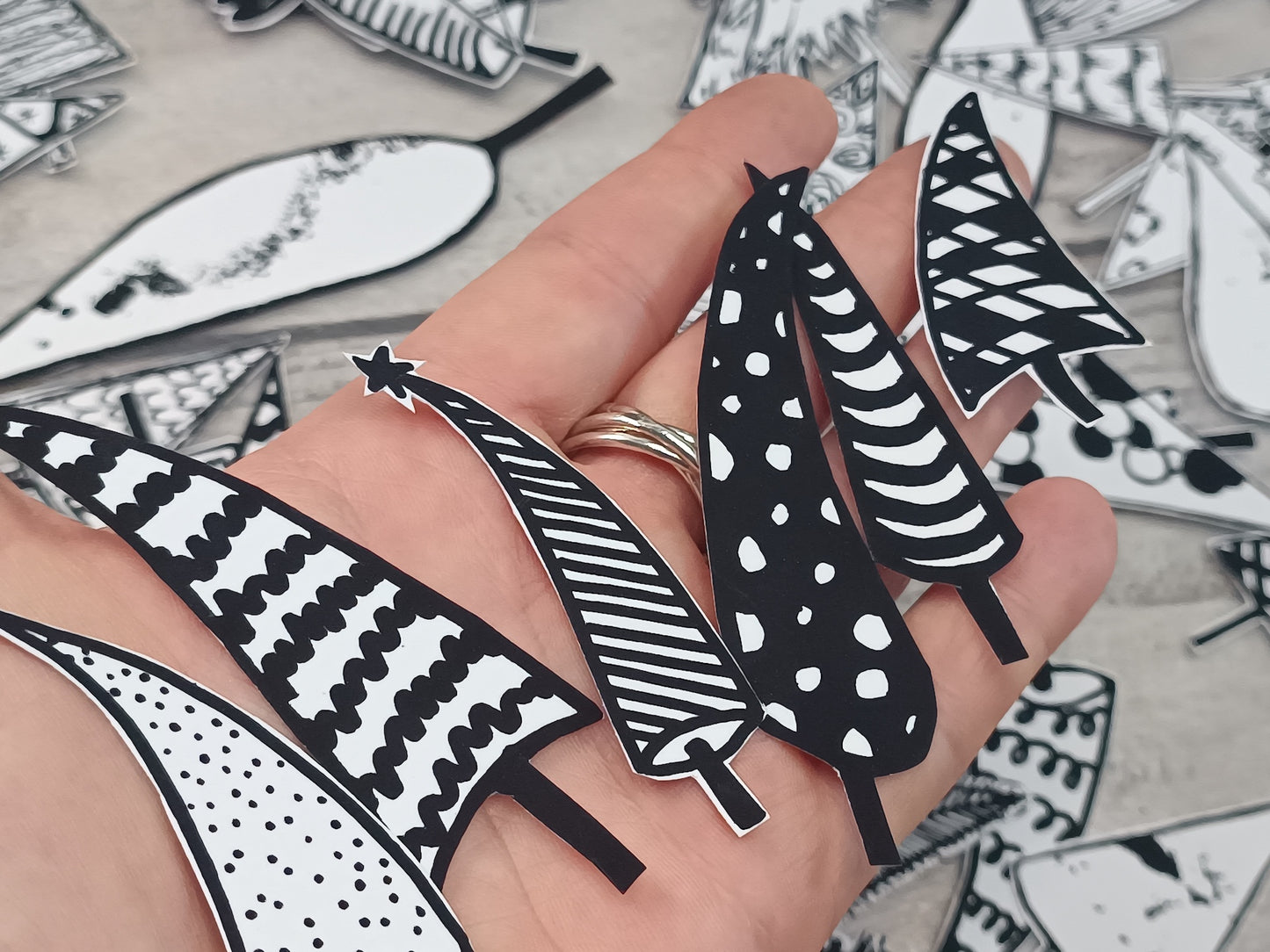 Digital Download File- CHRISTMAS TREES  bundle