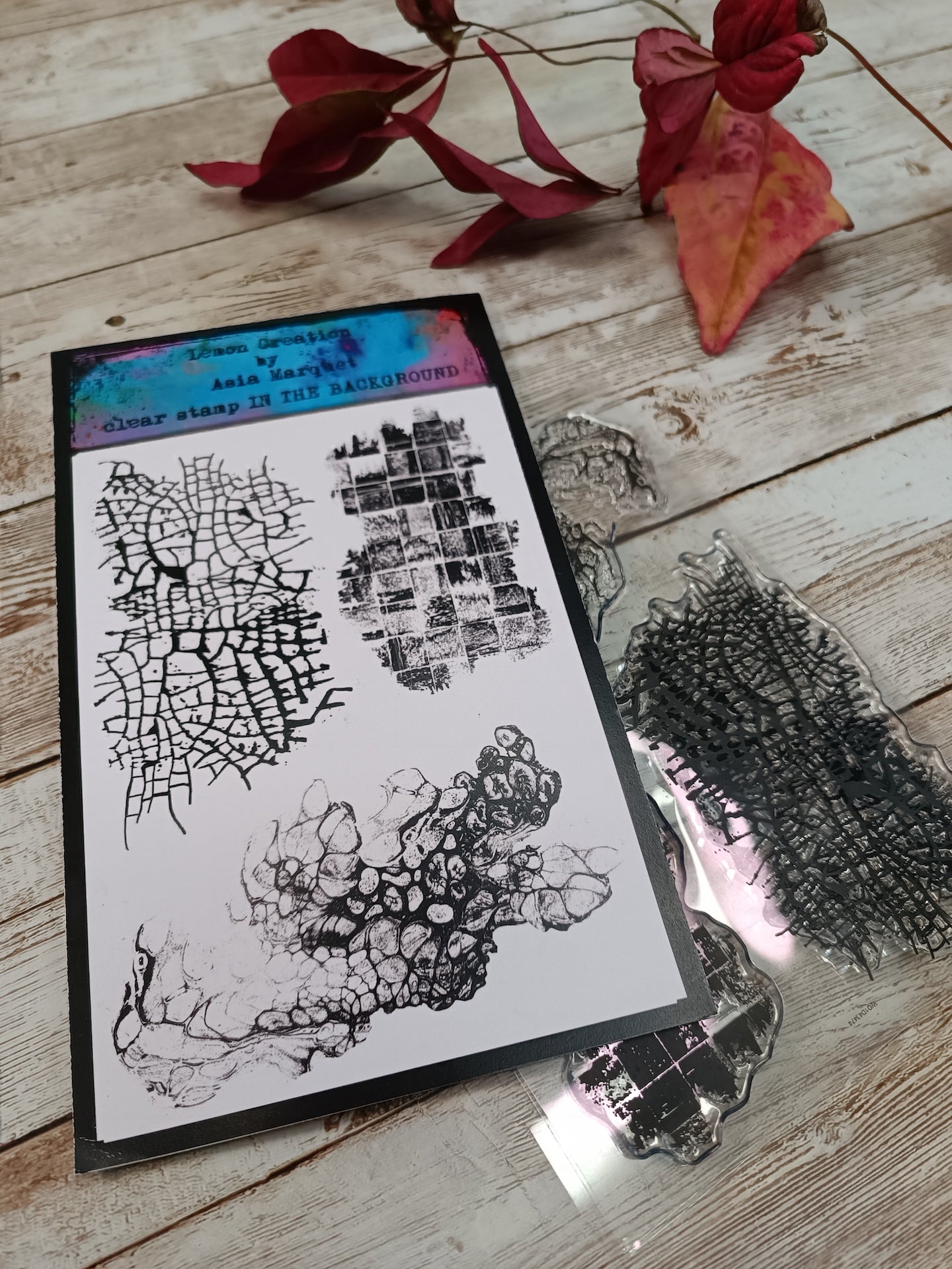 Set of photopolymer stamps- IN THE BACKGROUND