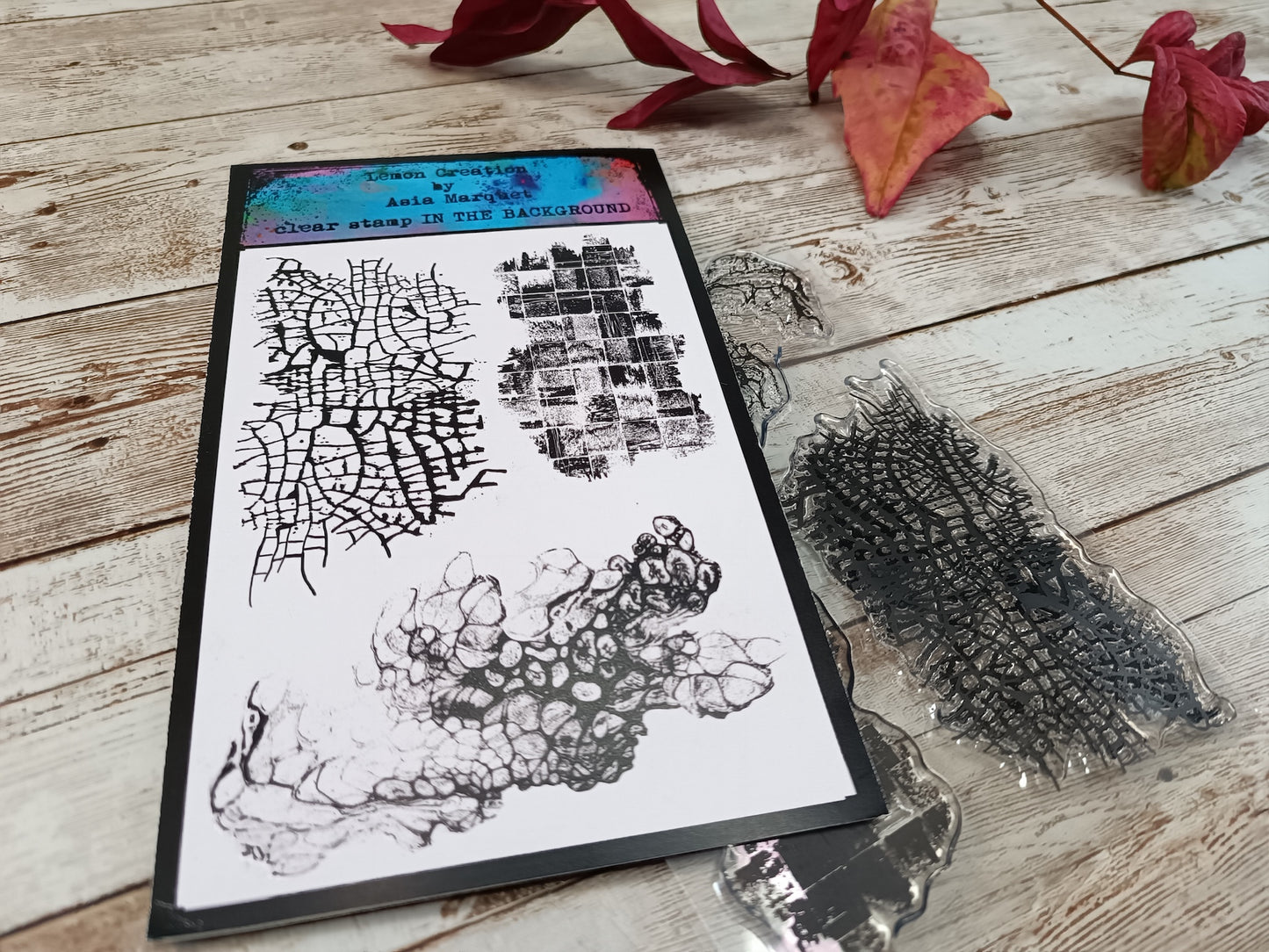 Set of photopolymer stamps- IN THE BACKGROUND