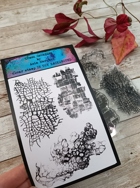 Set of photopolymer stamps- IN THE BACKGROUND