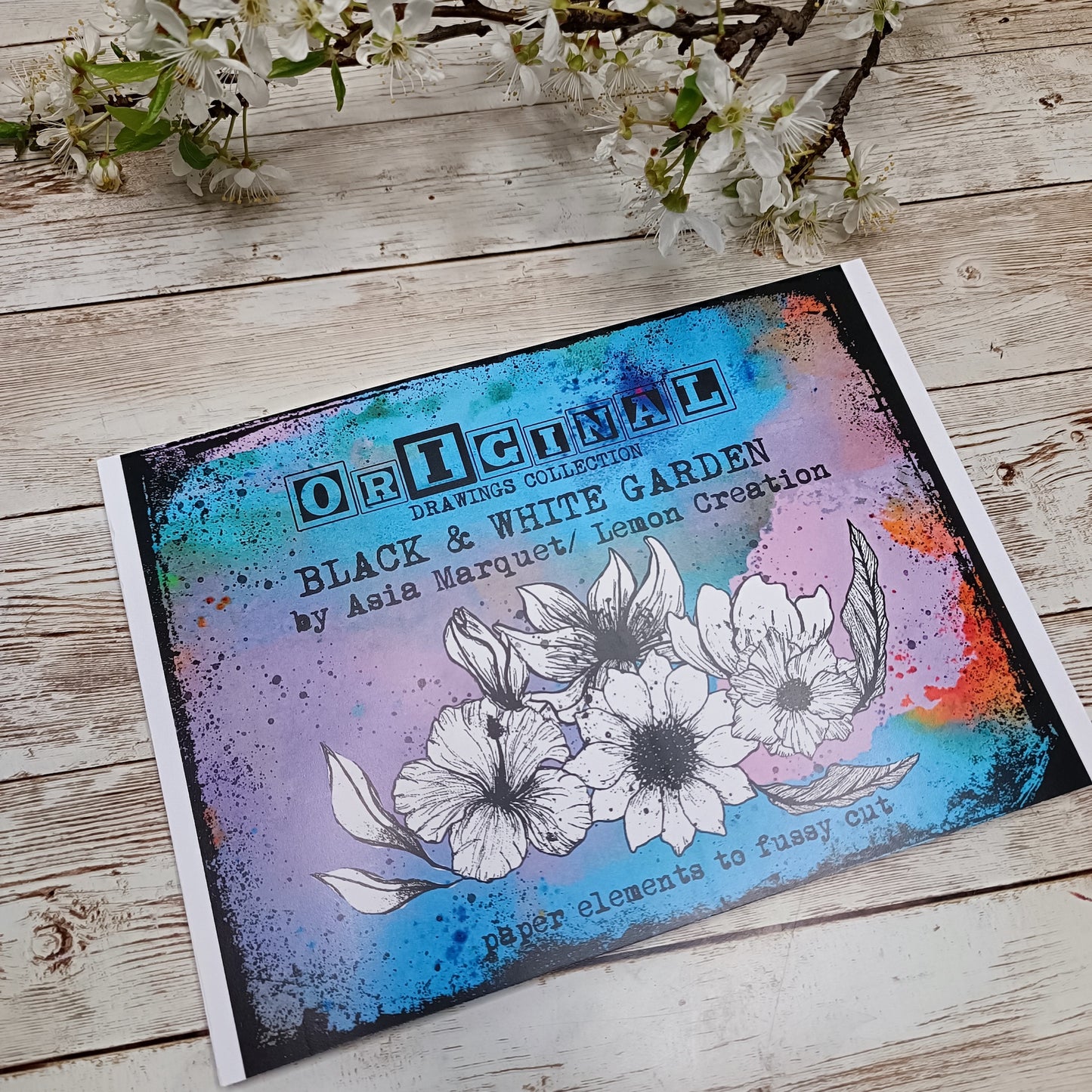 Original Paper Elements- Black & White Garden