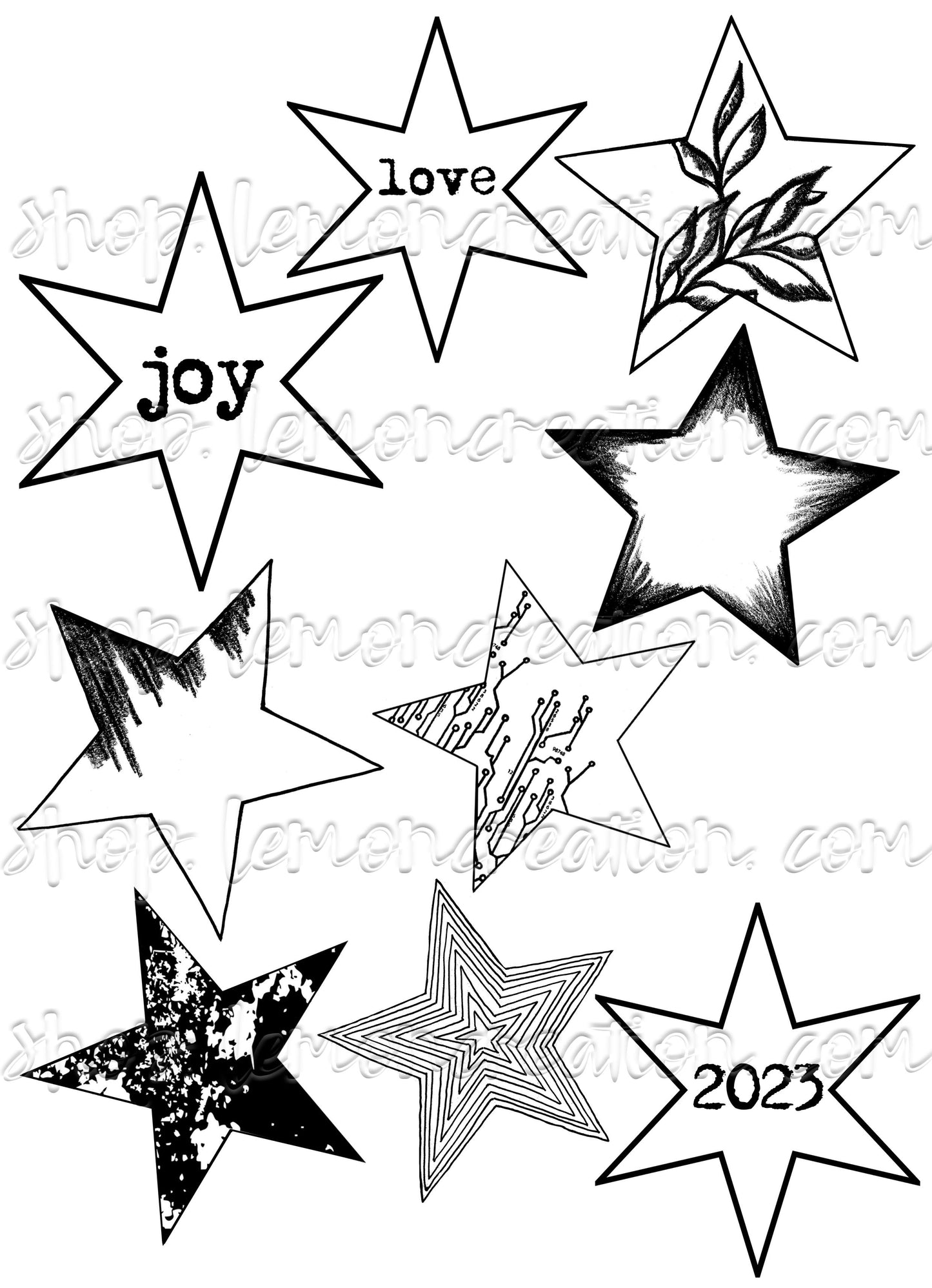 Digital download file -STARS BUNDLE