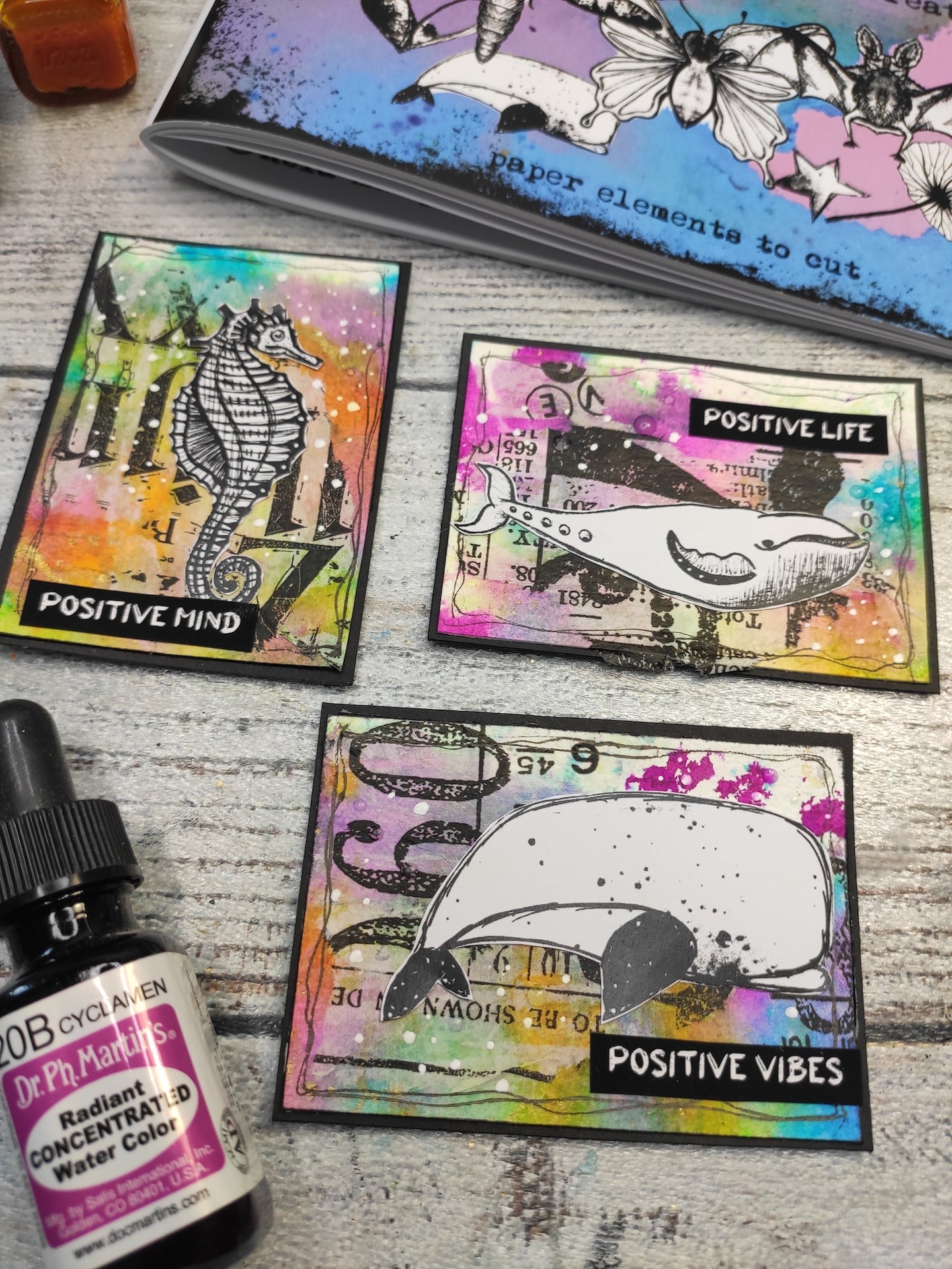 Original  Paper Elements in black & white