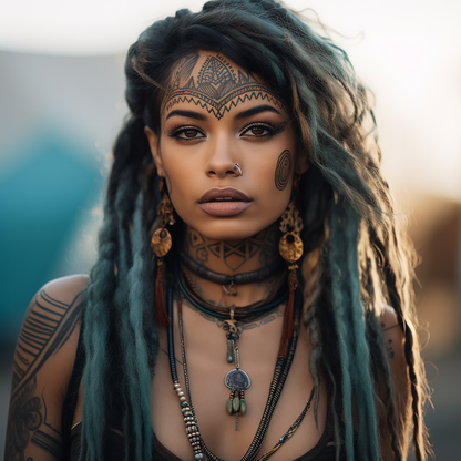 DIGITAL DOWNLOAD FILE - Tribal and Futuristic Queens