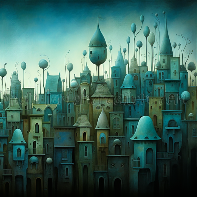 DIGITAL DOWNLOAD FILE-  Dystopian Scenery
