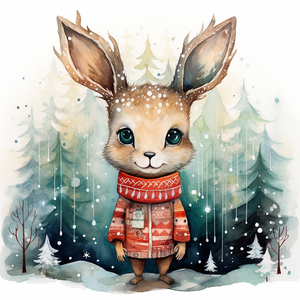 DIGITAL DOWNLOAD FILE- Winter & Christmas Animals