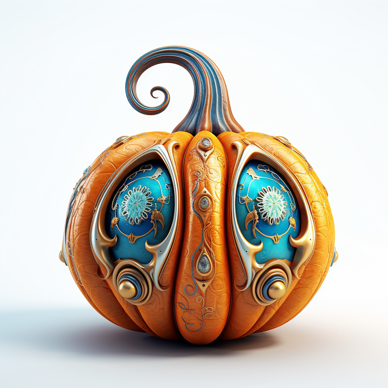 DIGITAL DOWNLOAD FILE- Futuristic Pumpkins