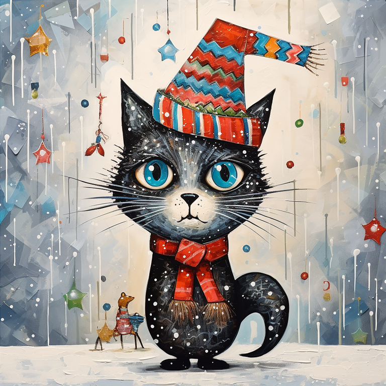 DIGITAL DOWNLOAD FILE- Whimsical Winter  Animals