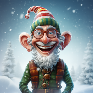 DIGITAL DOWNLOAD FILE- Whimsical Christmas Elves
