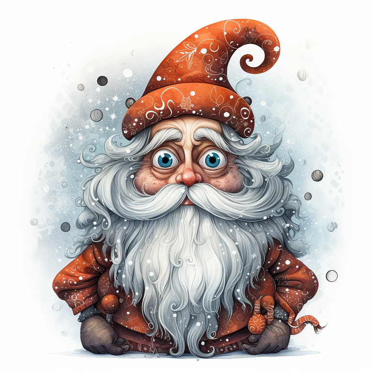 DIGITAL DOWNLOAD FILE- Truly Weird Santas