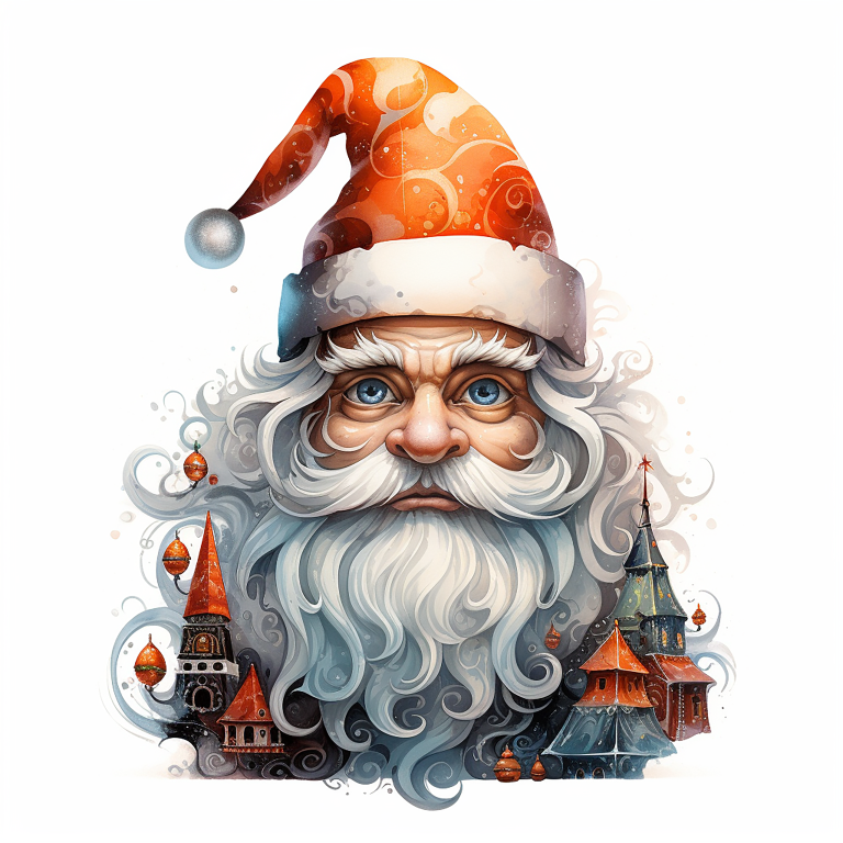 DIGITAL DOWNLOAD FILE- Truly Weird Santas