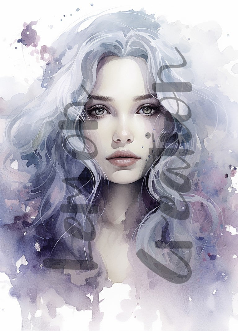 DIGITAL DOWNLOAD FILE-  Blue Ladies Collection