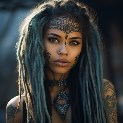 DIGITAL DOWNLOAD FILE - Tribal and Futuristic Queens