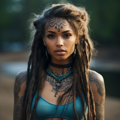 DIGITAL DOWNLOAD FILE - Tribal and Futuristic Queens