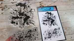 Set of photopolymer stamps- PURE CHAOS