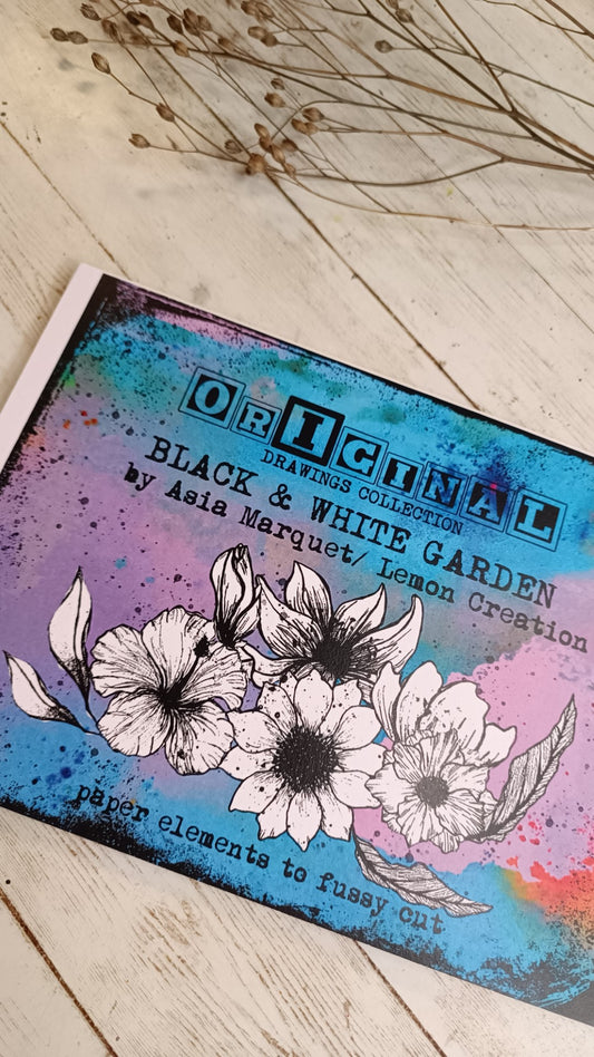 Original Paper Elements- Black & White Garden