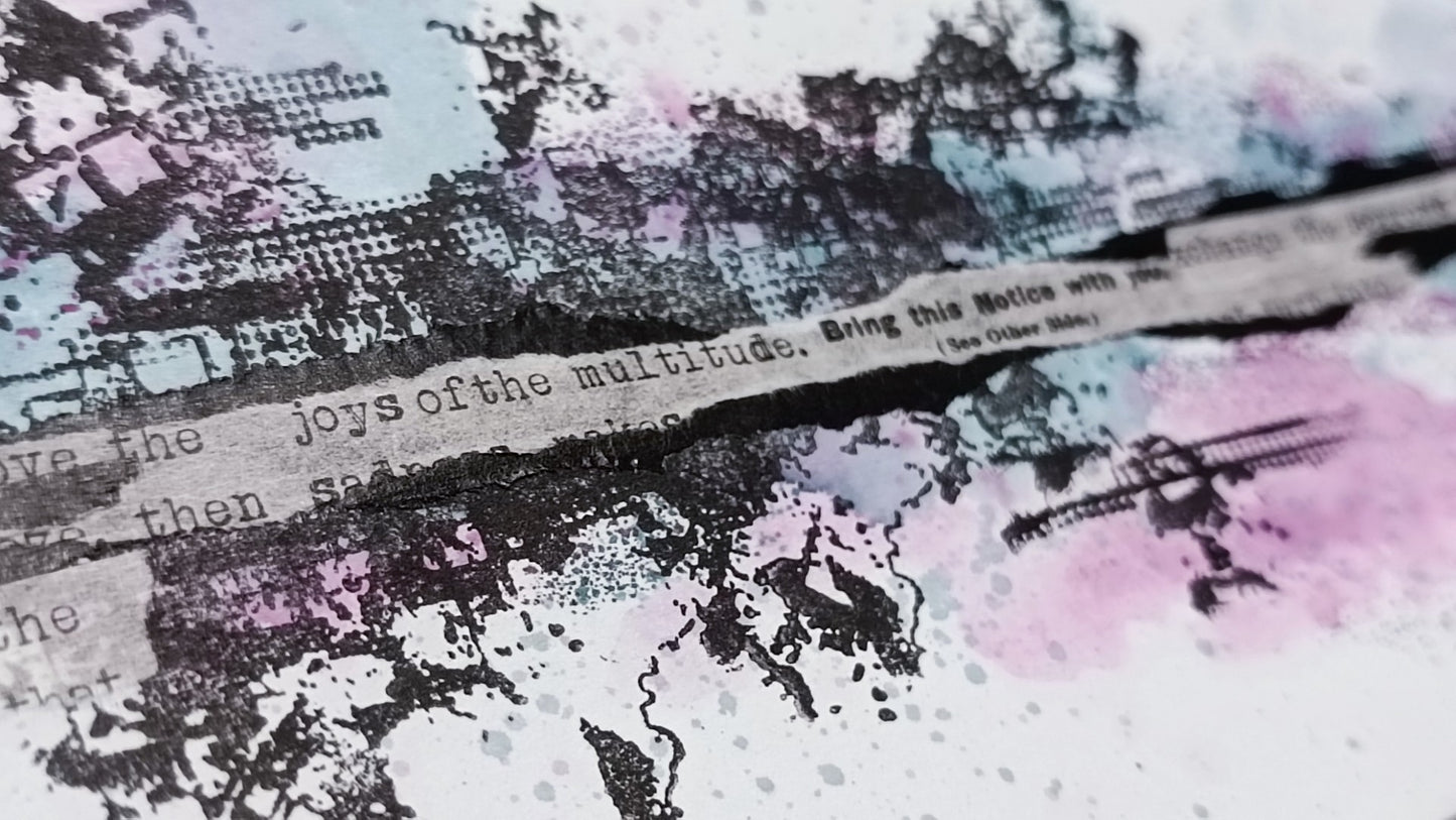 Set of photopolymer stamps- ABSTRACT-ISH