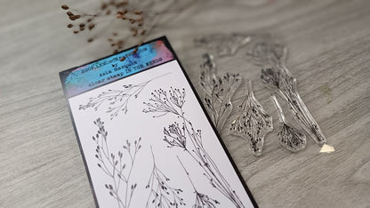 Set of photopolymer stamps- IN THE WEEDS