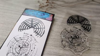 Set of photopolymer stamps- TIMELAPSE