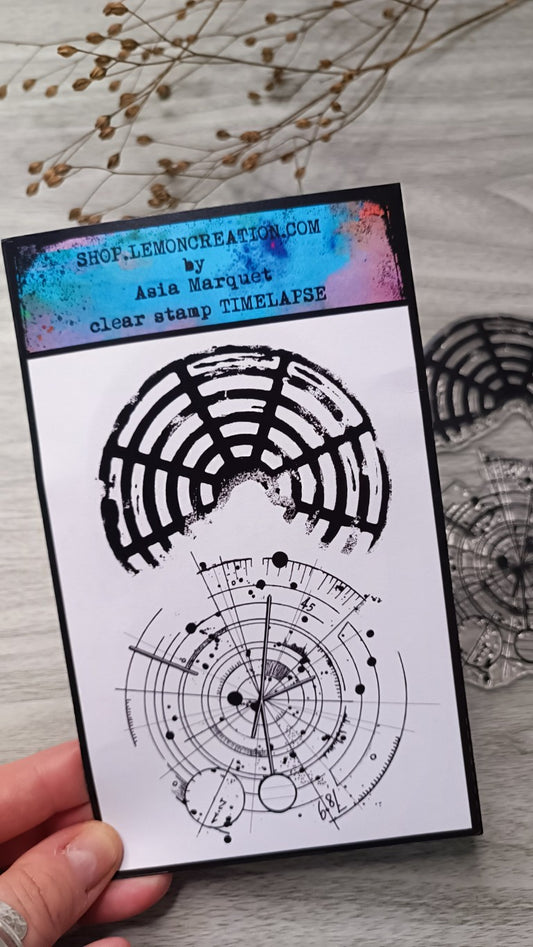 Set of photopolymer stamps- TIMELAPSE