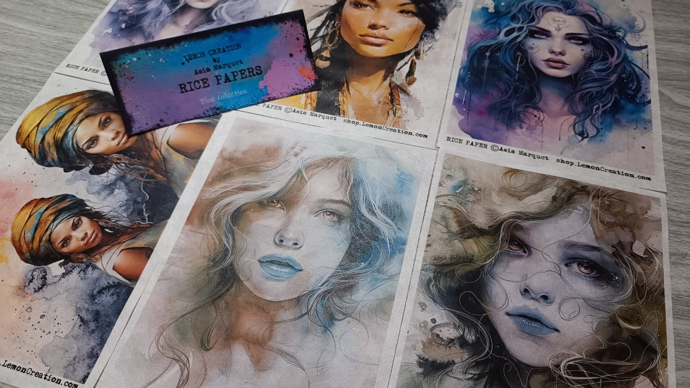 Rice Papers- BLUE collection