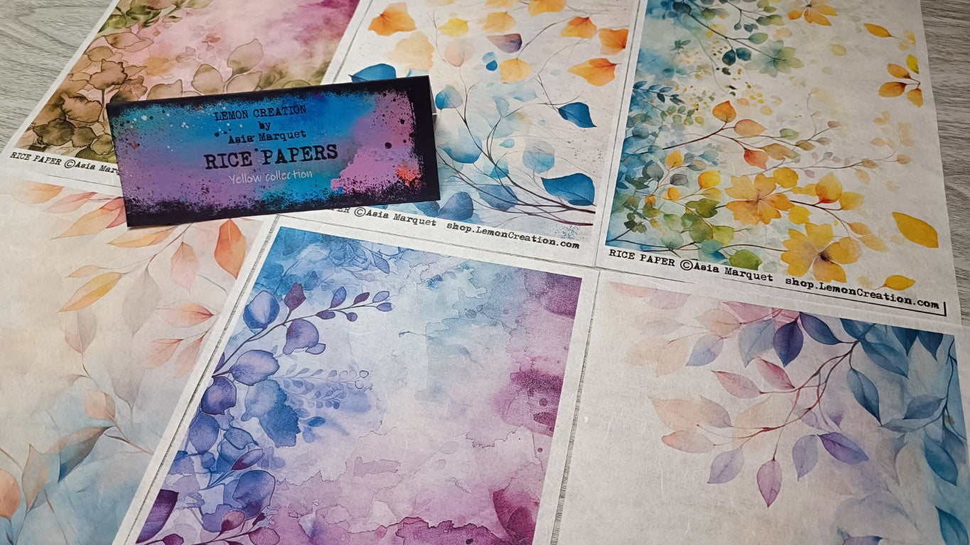 Rice Papers- YELLOW collection