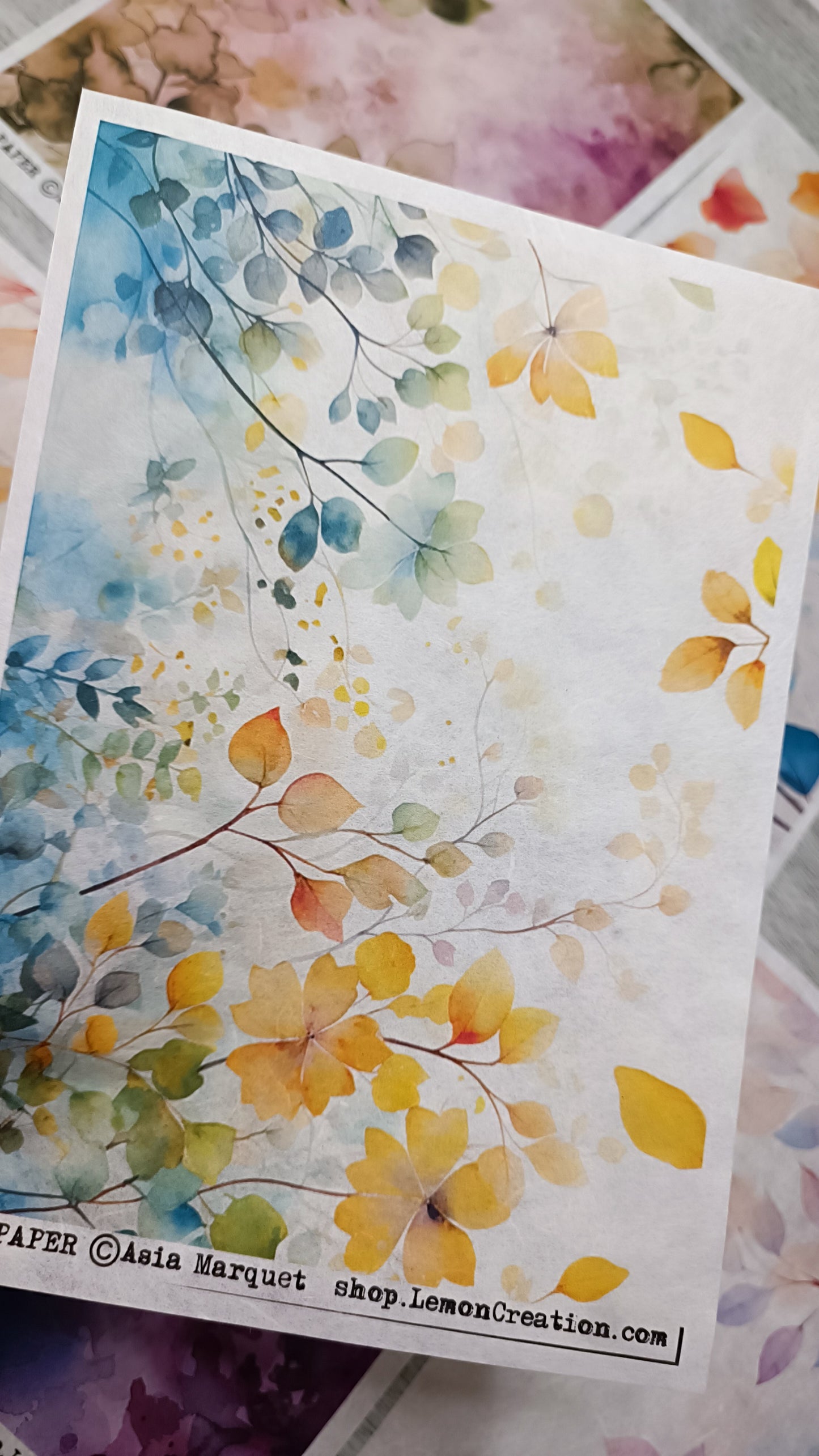 Rice Papers- YELLOW collection