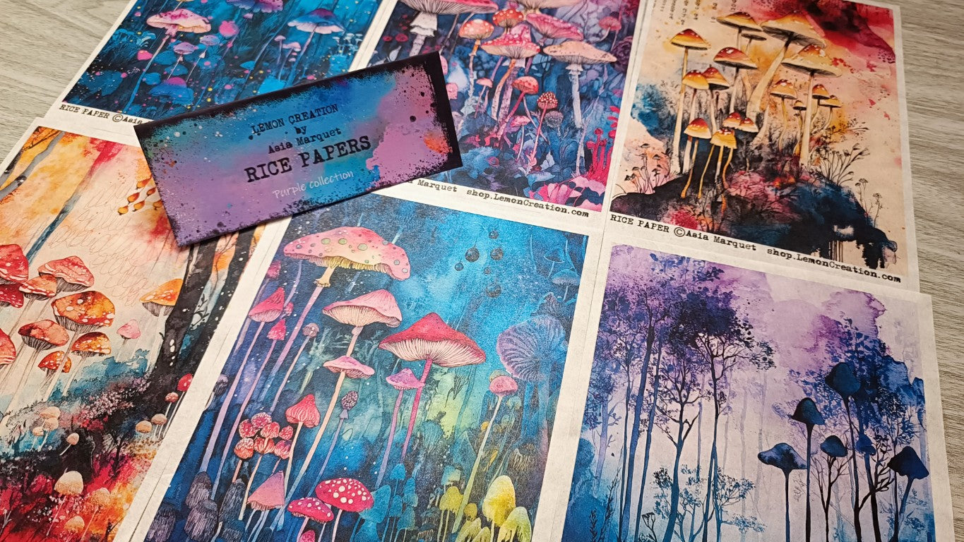 Rice Papers- PURPLE collection