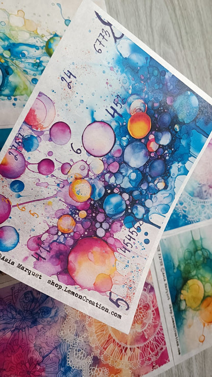 Rice Papers-  INDIGO collection