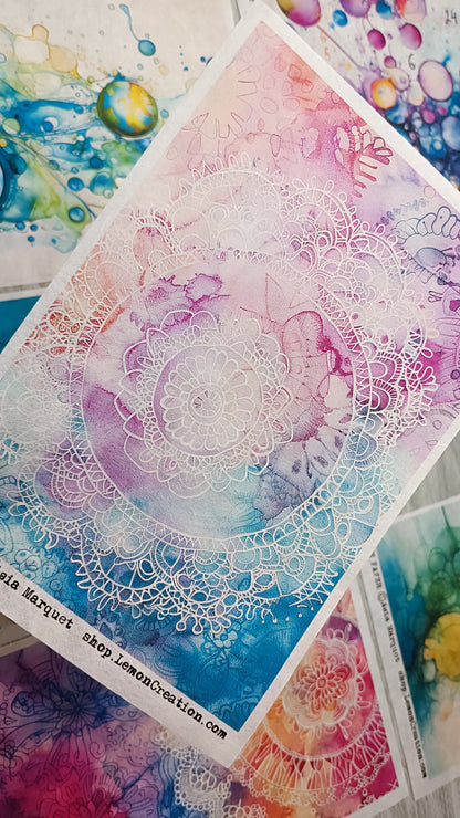 Rice Papers-  INDIGO collection