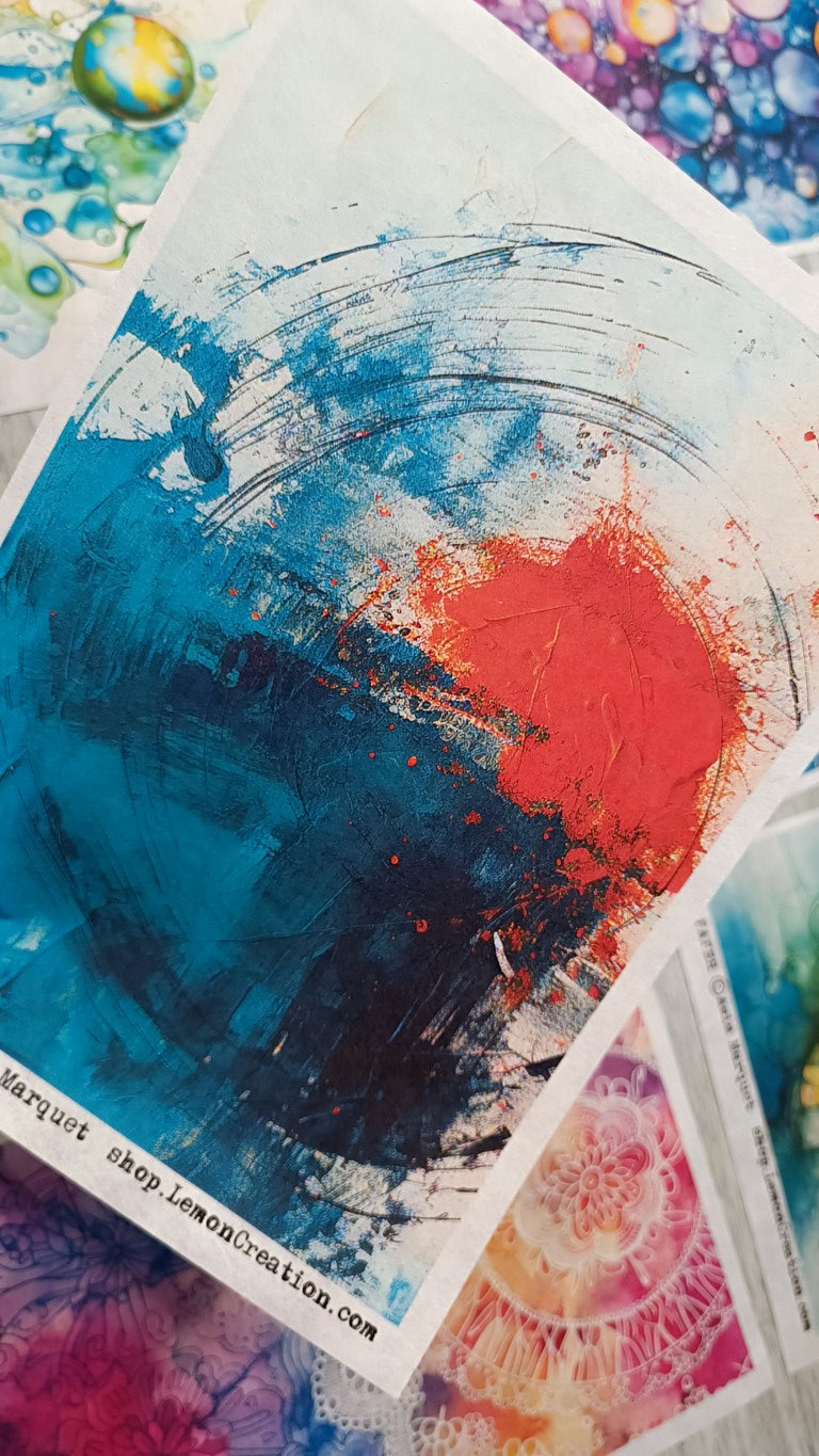 Rice Papers-  INDIGO collection