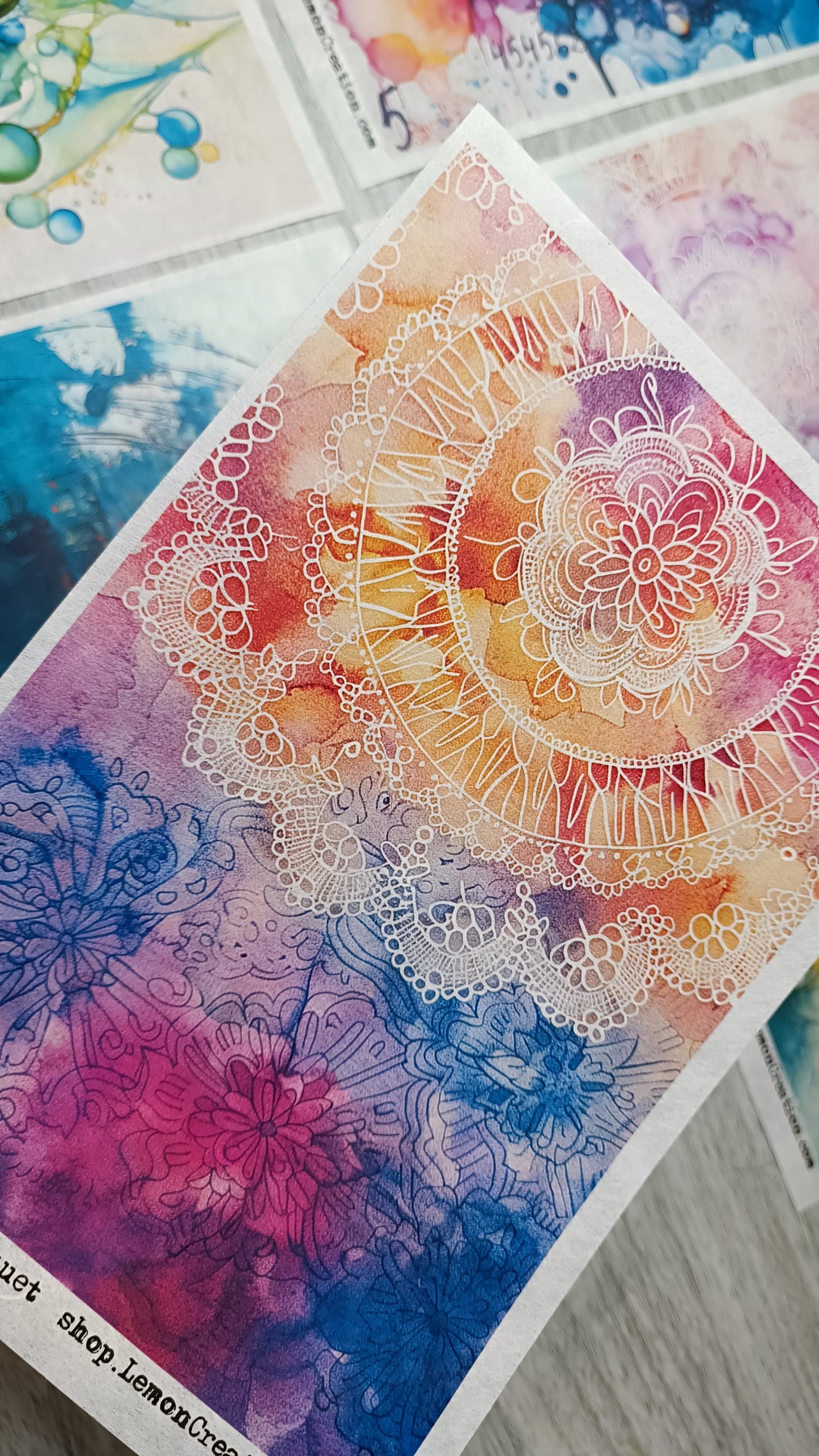 Rice Papers-  INDIGO collection