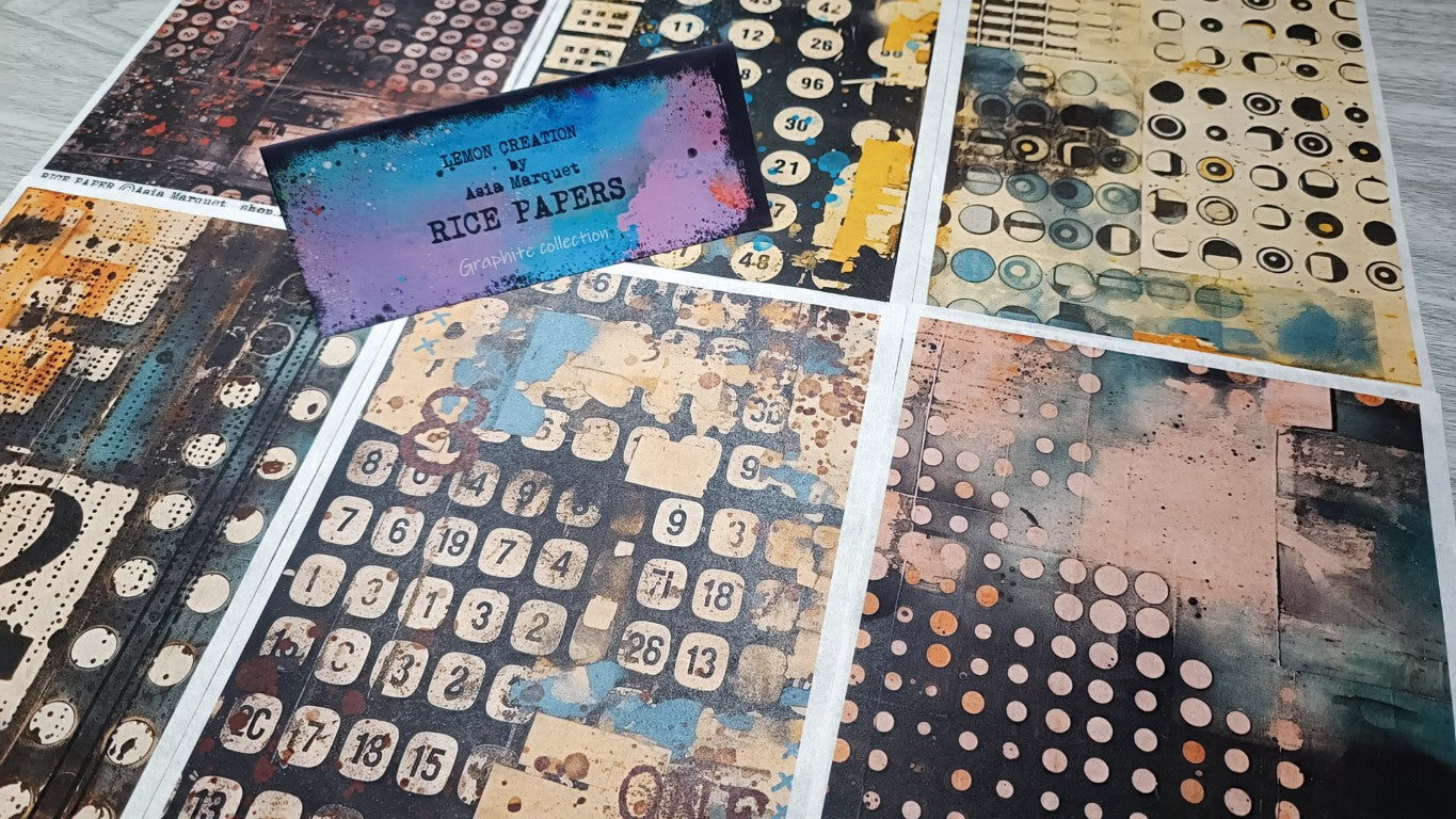 Rice Papers- GRAPHITE collection