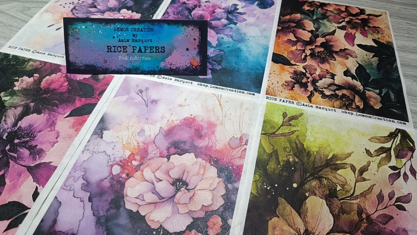 Rice Papers-  PINK collection