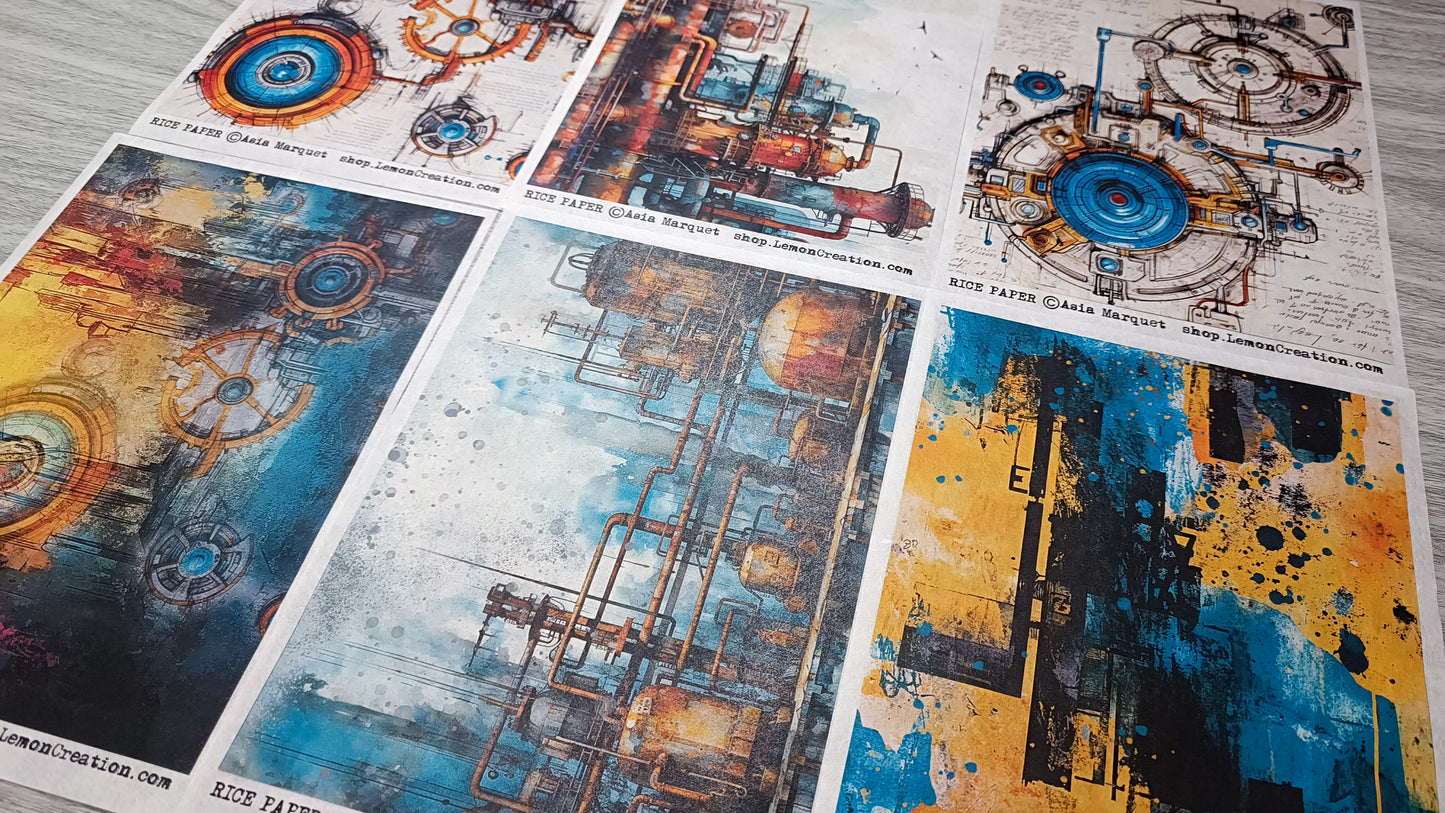 Rice Papers- SAPPHIRE collection